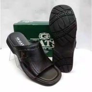 HITAM Gats OR 611 || Or611 Black Leather Sandals ORIGINAL GATS SHOES