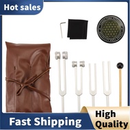 Tuning Fork Set for Sound Therapy for Healing, 128Hz 256Hz 512Hz 432Hz with Activator to Keep Body S