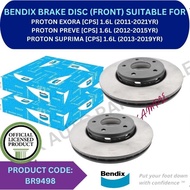 BENDIX GENUINE DISC BRAKE ROTOR (FRONT) FOR PROTON EXORA [CPS] '09-21YR / PREVE [CPS] '13-19YR / SUP