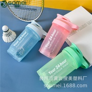 ((Ready Stock) Protein Powder Milkshake Shaker Cup Sports Fitness Water Bottle Meal Replacement Powd