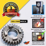 Gigi Rasio Oplos 6 Tiger GARANSI 3 TAHUN Gear Custom Mata 26 26T AIM SPEED Bahan Cor
