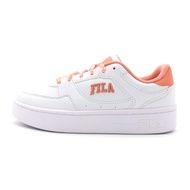Fila Court Trend White Pink Leather Retro Time Casual Shoes Women J2284 [Hsinchu Royal 5-C929X-166]