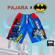 กางเกงขาสั้นเด็ก กางเกงเชิงเด็ก Batman ลิขสิทธิ์แท้ cotton100% by PAJARA