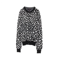 【二手】LOUIS VUITTON開襟衫， LOUIS VUITTON x 草間彌生聯名款，波點圖案，RW231J YB7 FOKC09，羊絨真絲 x 草間彌生聯名款開衫，女款，二手