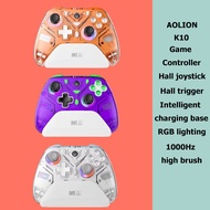 Aolion K10 Wireless Gamepad RGB Hall Effect Joystick Trigger Video Gaming Controller with Charging D