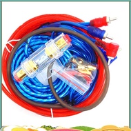 1500W Audio Speakers Wiring Kit 8GA Car Subwoofer Cable 60 AMP Fuse Holder Speaker Installation Wire