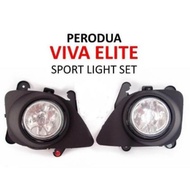 Original Perodua Viva Elite Spot light Fog Lamp set without switch socket