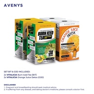 AVENYS MIX Combo Burn Iced Tea Orange Juice Detox BIT&amp;OJD