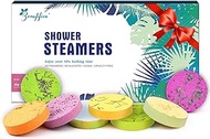 Beautifer Shower Steamers Aromatherapy 8 Packs - Self Care and Valentines Gifts for Women and Men, Shower Bath Bombs, Eucalyptus Menthol Essential Oil, Stress Relief and Relaxation (Refreshing Set)