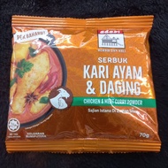 Serbuk kari ayam & Daging Adabi