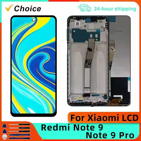 AAA+ 6.67" IPS For Xiaomi Redmi Note 9 Note 9S Display Touch Screen For M2003J15SC M2003J6B2G LCD M2