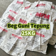 50kg | 25kg Beg Guni Tepung Terpakai | Flour bag Used Bag 1pc