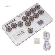 htrshjArcade Joystick   Controller Fight Stick Game Controller Mechanical Button for PC///PC/ Switch