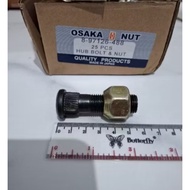 Hub wheel bolts isuzu bison nhr 55elf single axle frontBolt Kiri & right, unit price 1 piece