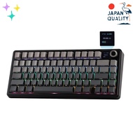 EPOMAKER X AULA F75 MAX — Tri‑Mode Wireless 75% Mechanical Keyboard with TFT Screen & Rotary Knob, H