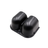 2"52mm Black color Double Gauge Dash Mount dual gauge pod Gauge Holder Gauge Pod Meter Pod