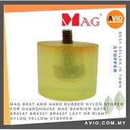 MAG Guardhouse Barrier Gate BR6T Nylon Stopper Hard Rubber for BR618T BR630T BR660T Yellow STOPPER