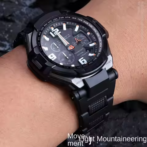 For Casio G-shock GA-1000 GA1100 GW-4000 GW-A1100 A1000 Black Sport Wristband Mens watchband Bracele