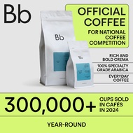 BEAN BROTHERS Black Suit Medium Dark Roast Arabica Coffee Bean Kopi Biji (200g | 1kg | 5x200g)
