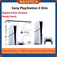 【MY Version】Sony PlayStation 5 Slim/Sony PlayStation 5 PS5 Console Physical Standard Disc Version & 