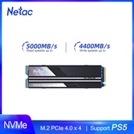 Netac M2 SSD PCIE 4.0 5000MB/s ssd Hard Drive M.2 2280 NVMe 500GB 1T 2T Internal Solid State Drives For Desktop PS5 igdxch