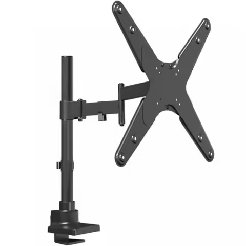Ultra Wide Monitor and TV Desk Mount for up to 55 inch Screens with Articulating Arm Supports Up to