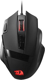 Redragon M619 Wired Gaming Mouse, 10000 DPI Optical Ergonomic Mouse with 8 Programmable Buttons, 84G