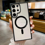 Luxury Magsafe Magnetic Wireless Charging Case for Samsung S22 S22 Plus S22 Ultra Samsung S23 S23 FE