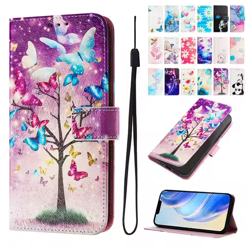 Sunjolly 18 Pattern Phone Case for Sharp Aquos R9 Pro SH 54E Sense 9 Plus SH 51E Wish 4 SH 52E Color