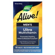🇯🇵【Direct from Japan】Nature’s Way Alive! Men’s Ultra Potency Complete Multivitamin, High Potency B-V