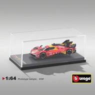 Burago - Ferrari 499P 24H LMS Hypercar 2024#51 1:64, Replica Diecast AF Corse Le Mans, Ferrari Licen