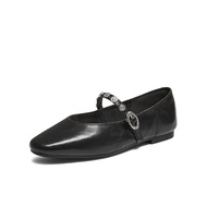 BASTO Womens Mary Jane Flat Shoes รองเท้าแมรี่เจน รองเท้าส้นแบน รองเท้าบัลเล่ต์ F2081 BN756