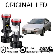 AM 2pcs H4 LED Headlight Projector High Power Mazda Lantis Car