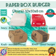 Burger Box, Burger Box, Burger Packaging, Burger Container, Burger Paper Tray, Burger Box @1Pcs