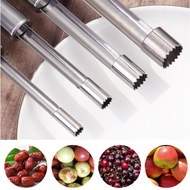 KIN 4 Pcs Stainless Steel Fruit Remover Pear Peach Corer Kitchen Gadgets