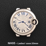 QX NH05 Dial 33mm NH05 Case Blue Balloon Case Women's High Quality Stainless Steel Watch Accessories