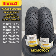 👍ยางราคาถูกที่สุด👍 ยางมอเตอร์ไซค์ ขอบ 12 13 14 15  Pirelli Angel Scooter ไซส์ Nmax Xmax Forza Grand 