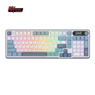 RK ROYAL KLUDGE S98 คีย์บอร์ดไร้สายแบบกลไก 98 คีย์ RGB 3 โหมด บลูทูธแบบมีสาย 2.4G คีย์บอร์ดเกมมิ่ง P