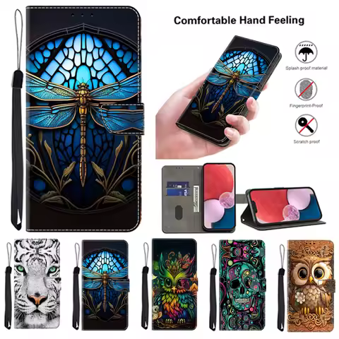 Magnetic Flip Leather Cover For Huawei P20 P30 Y9 Y7A Y7 Y6 Y6S Y5 Prime Pro Lite P Smart Z 2021/19 