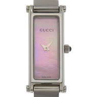 【日本直送】グッチ GUCCI シェル 腕時計 1500L SS クオーツ アナログ表示 ピンクシェル文字盤 メンズ【中古】