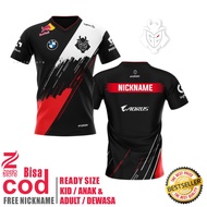 G2 ESPORT MOBILE LEGEND PUBG FREE FIRE DOTA GAMMING JERSEY