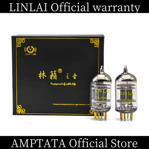 LINLAI 12AU7 ECC82 / HIFI Upgrade / Vacuum Tube / Gitar Bass Preamp / HIFI Amplifier / Original Box 