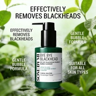 SOME BY MI Bye Bye Blackhead Bubble Cleanser 120g | 30 Days Miracle Green Tea Tox for Blackhead Remo