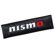 GTIOATO สำหรับ NISMO ปลอกหุ้มเข็มขัดนิรภัย คาร์บอนไฟเบอร์ ที่หุ้มเข็มขัดนิรภัยรถยนต์ ที่หุ้มเข็มขัดนิรภัย ปลอกเข็มขัดนิรภัย รถยนต์อุปกรณ์ภายในรถยนต์ สำหรับ Nissan March Almera Navara Tiida นิสสันมาร์ช Titan นิสสันอัลเมร่า นิสสัน Sylphy JUKE Terra