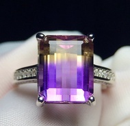 歐款新貨波蘭製造 天然波羅的海血珀戒指 成色美 s925銀鍍金