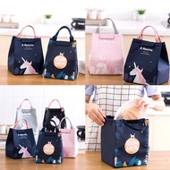 1Pc Cute Thickened Student Lunch Bag Waterproof Thermal Food Breakfast Box