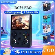RG36PRO Games Console 40000+ Games PS Games 3.5 inches IPS Screen 3000mah 3D Dual System