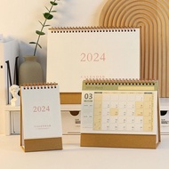 Ohaya | 2024 Gilding Desk Calendar Desk Calendar Desktop Notepad Calendar Monthly Calendar Memo Self-discipline