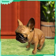 ตุ๊กตาลูกสุนัข Sunnoony French Bulldog รูปปั้นในสวน