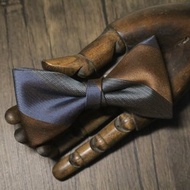 金色復古提花領結雙層重工藝蝴蝶結婚禮領結